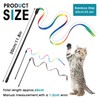 Cobee 3 Packs Cat Wand Toy Set, 30cm Cat Interactive