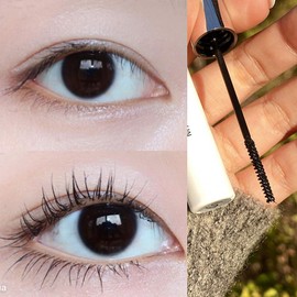 GL-Turelifes 12 Color Mascara Colorful Fiber Mascara Charming Longlasting Mascara, Thick & Long Eyelash Waterproof and Smudge-proof Eyes Makeup (#01 Black)