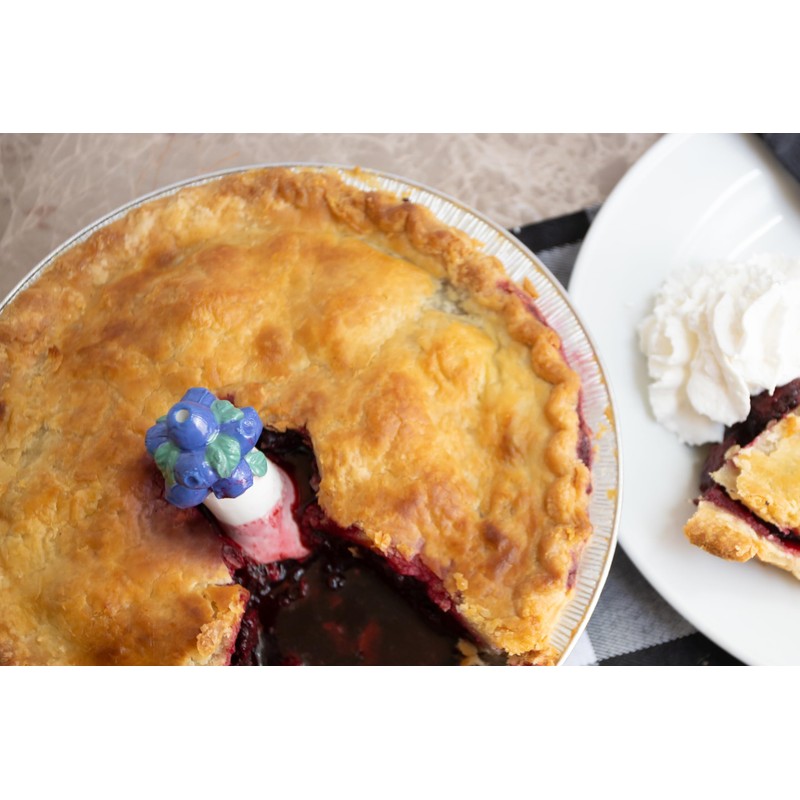Fox Run Blueberry Pie Vent, Pie Bird for Baking