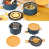 Stackable Lunch Box 1600ml Dual Layers Stainless Steel BPA Free