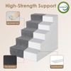 EHEYCIGA Dog Stairs for High Bed 25" H, 5-Step Extra