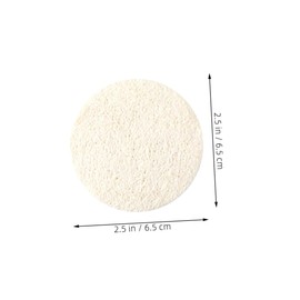 minkissy 15pcs Exfoliating Cleansing Wipes Face Scrub Pad Face Exfoliating Brush Facial Cleaning Pads Face Loofah Scrub Pad Facial Exfoliating Pads Loofah Natural Beige Natural Loofah