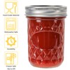 CycleMore Mason Jars 8 oz, 24 Pack Canning Jars with