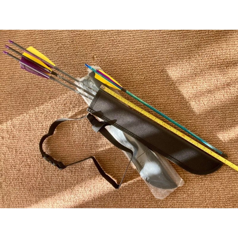 Arco Carcaj Bolsa Porta Flechas Cinturon Arco Ballesta Tiro Caza