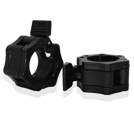 ValueHall 2" Barbell Collars- Quick Release Set of 2 Weight Clamp Collar Clips Great for Professional Strength Training V7050 (Black)
