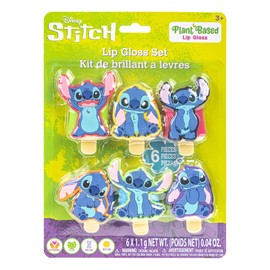 Stitch 6 Pack Fruit Flavored Lip Gloss Pucker Pop Set, Ages 3+, for Birthdays, Stocking Stuffers, Holidays, School Rewards, Spa Days, Slumber Parties, and More by Townley Girl
