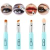 RuishiLinh 3 Pcs Makeup Brushes 4 In 1 Retractable Travel