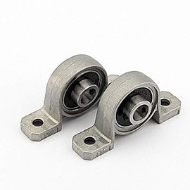 Delaman Pillow Block Bearing Block Zinc Alloy Shaft Diameter 8 mm 10 mm 12 mm 20 mm (Size : 20 mm)