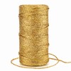 G2PLUS 100M Decorative Metallic String - 1.5mm Gold Twine String