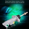 Qiilu Handbrake Master Cylinder, Aluminum Alloy Car Brake Clutch Master