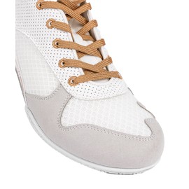 Venum "Elite" Boxing Shoes - White/Gold