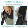 Vive Gait Belt Transfer Harness with Padded Handles and Quick