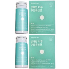 Wisely Oral Lactobacillus Apple Mint Gum, 60 tablets total / 와이즐리 구강유산균 애플민트 잇몸 총 60정