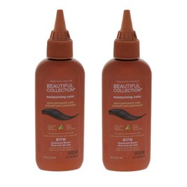 Clilo Beautiful Collection Semi-Permanent Hair Color, 3oz (B17W Rosewood Brown, 2pack)