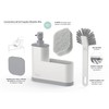 Vigar Rengo Monobloc 4-piece Sink Caddy Set, Includes Scrub Brush,