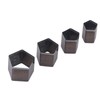 4Pcs Pentagon Cutting Punching Die Alloy Steel Leather Cutting Mold