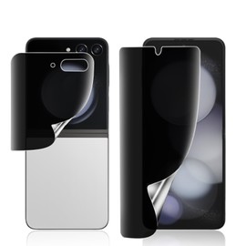 [Anti-Peeping Protection] Galaxy Z Flip6 Full Protective Film TPU Material Auto Repair Galaxy Z Flip6 Anti-Peeping Film with 3D Design Anti-Reflection, Bubble Free, Scratch Repair Function, Privacy