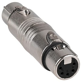 Neutrik NA5FF 5 Pin XLR DMX Female to Female Gender Changer Adapter