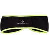 Ronhill Run Head Band - Black/Fluorescent Yellow, Medium/Large