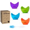 Poached Egg Cooker, Silicone Egg Poacher Cups with Ring Standers,