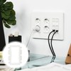 2pcs BE3-2 Electrical Outlet Box Extenders, (3-Gang) Electrical Box Extension
