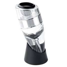 D&Slifei Wine Aerator Pourer and Decanter with Unique Aeration Device Quickly Enhances Wine Flavors with Smoother Finish,Best Gifts for Wine Lovers and Sommeliers.(Silvery)