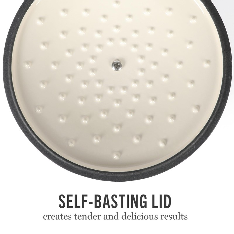 Martha Stewart Gatwick 4 Quart Enamel Cast Iron Dutch Oven