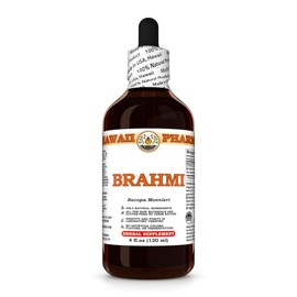 Hawaii Pharm Brahmi Extract, Tincture for Cognitive Function and Memory, Promotes Calm and Balance, Supports Mental Clarity, Encourages Emotional Resilience - 4 fl.oz