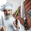Chef's Knives 8 Inch,VG-10 Core with Damascus Stainless Steel Cladding,Professional