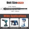 AVERZELLA 10-Piece Carbide Drill Bits Set for Ceramic, Concrete, Tile,
