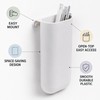 Monitor Pen Holder for Desk Organization - Self-Adhesive Plastic Stationery