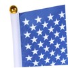 CIYODO Mini USA Flags Pack American Hand Flags 14x21cm for