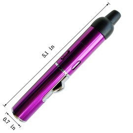 Refillable Portable Lighter, Jet Flame Torch Lighter Fame Kitchen Cooking,Purple（2PCS）