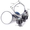TDR 7/8 Inch 22mm Handlebar End Rear Side View Mirrors