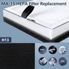 MA-15 Replacement Filter compatible with Air Puri-fier 15 Series, 3-in-1