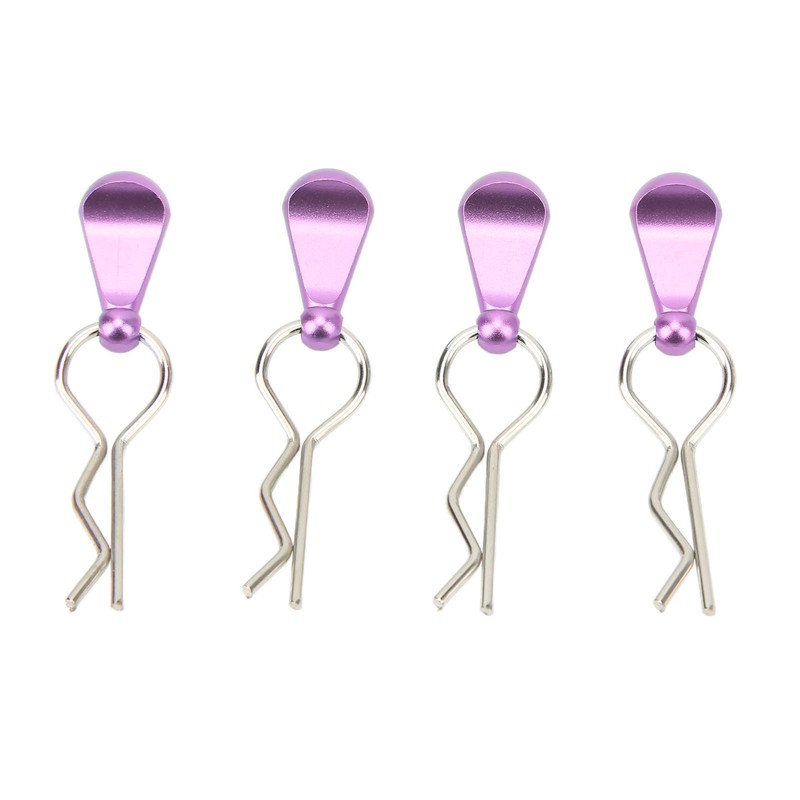 4Pcs Metal RC Car Body Clips with Pull Tabs for