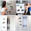 10Pcs Magnetic Picture Frame for Refrigerator Clear PVC Fridge Magnetic