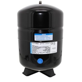 Neo-Pure Reverse Osmosis Storage Tank - 3.2 Gallon Black Coated Steel, Durable RO Water Tank, Corrosion-Resistant for Filtration Systems