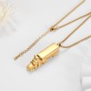 QGJNSGC Urn Necklace for Ashes for Men 18 Wheeler Semi