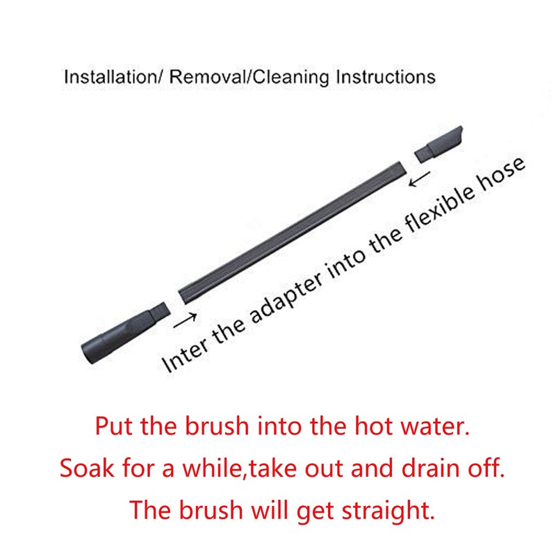 EZ SPARES 25-inch Flexible Vacuum Crevice Attachment Crevice Tool Crevice