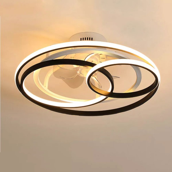 Unbranded Modern Ceiling Fan with LED Light Remote Control Chandelier