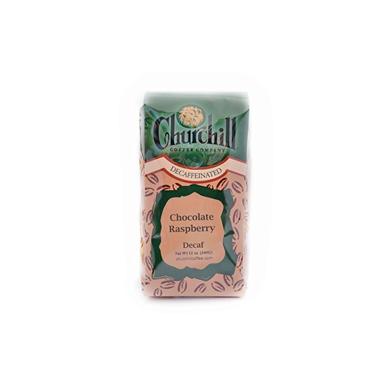 Churchill Coffee Chocolate Raspberry 12 oz - Ground (Decaf)