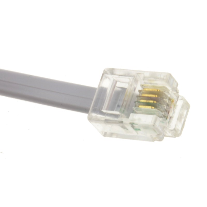 kenable 4 Wire BT Plug to RJ11 Crossover Telephone Cable