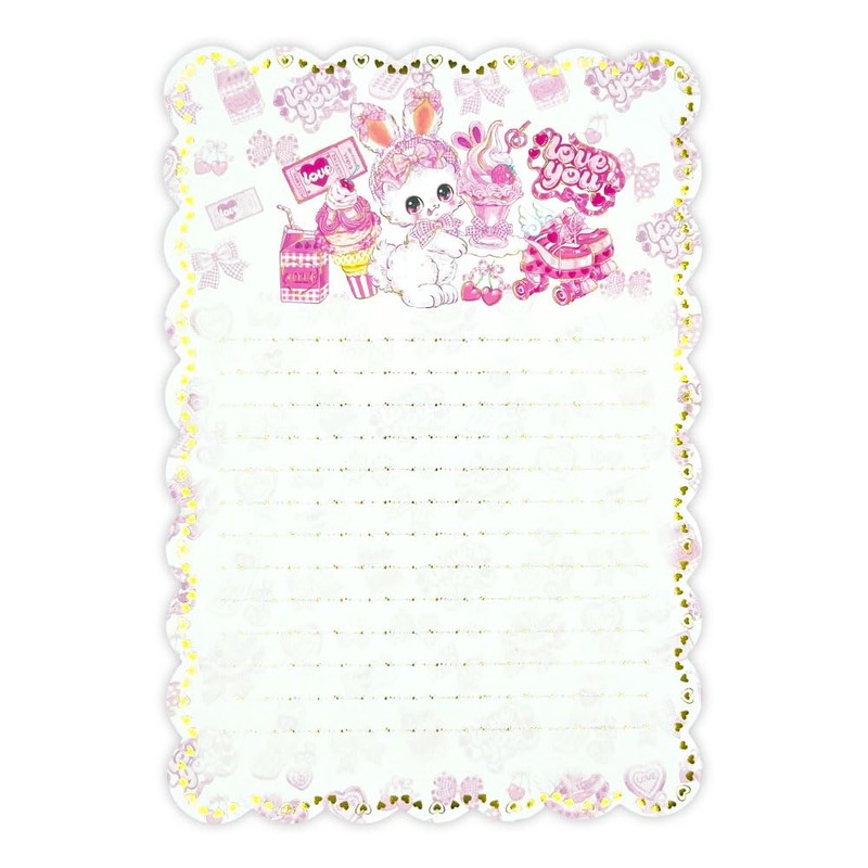 LS16511 Closed Pin Letter Set, Fumika Amenomori, Adorable Pink