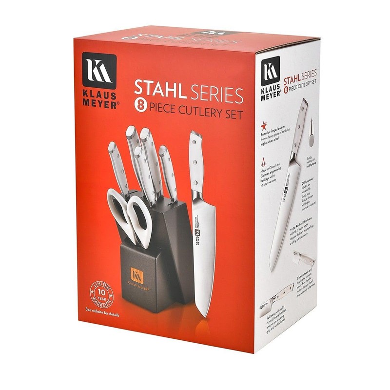 Klaus Meyer Stahl High Carbon Exclusive German Steel 8 Piece