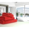 Blue Label 500gsm Plain Hand Towel Cherry (SEE SIZE OPTIONS)
