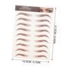 FOMIYES Sets Instant Brow Enhancement Fake Eyebrow Stickers Water Transfer