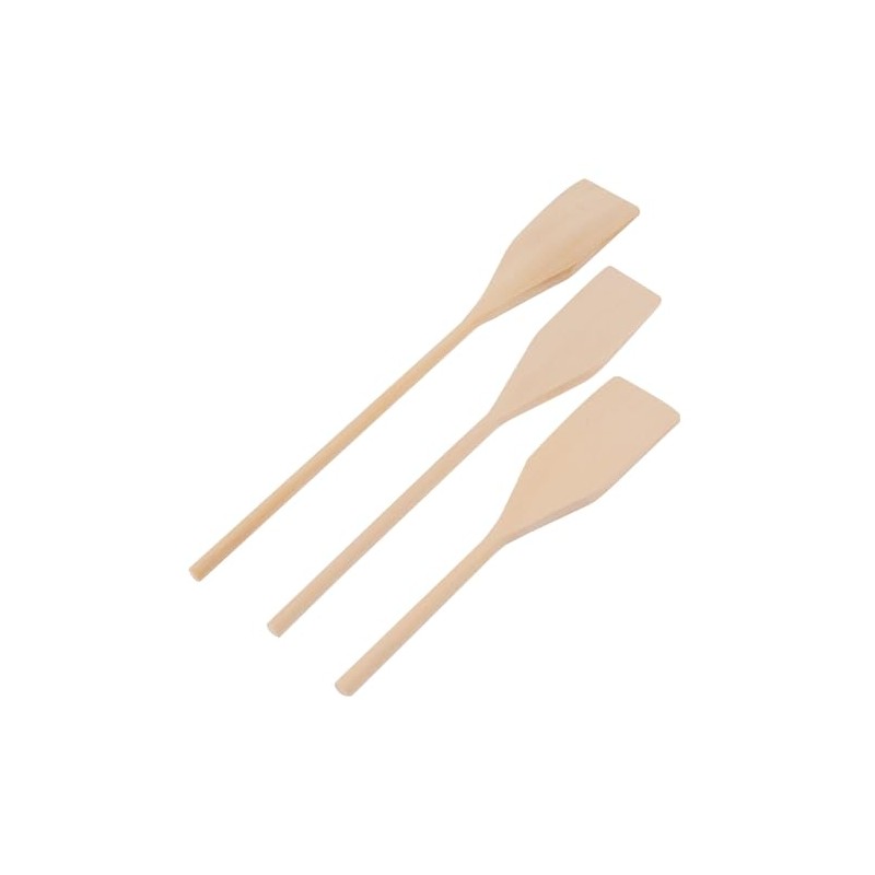 3pc Wooden Kitchen Spatula Set - 3 Sizes - Large