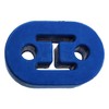 Universal 12mm Hole Car Heavy Duty Exhaust Tail Pipe Rubber