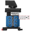 Heschen Universal Rotary Cam Selector Switch, SZW26-20/D303.3-B11R, 35mm DIN Rail